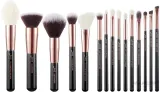 Набор кистей для макияжа Jessup Essential Makeup Brush Set T160 15 шт — фото 1