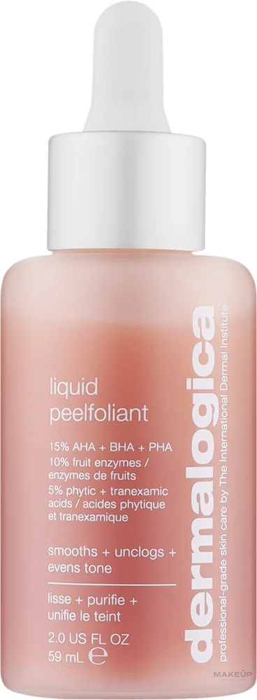 Dermalogica Liquid Peelfoliant жидкий мультикислотный пилинг для лица с AHA BHA PHA и ферментами 59 мл