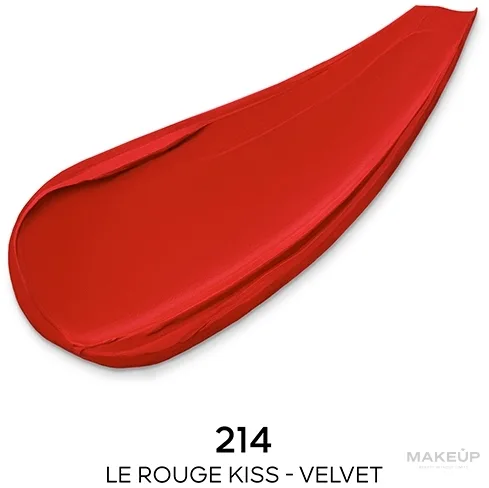 Помада для губ Guerlain Rouge G Exceptional Complete, оттенок 214 - Le Rouge Kiss - Velvet