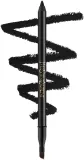 Yves Saint Laurent Wodoodporna kredka do oczu z pędzelkiem - Карандаш для глаз YSL Lines Liberated Waterproof, оттенок 01 - Unbridled Black — фото 1