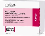 Маска для окрашенных волос Brelil Color Treatment защита цвета, аргановое масло, масло зародышей пшеницы, аминокислоты — фото 2