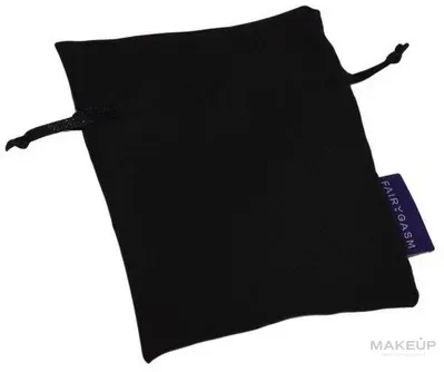 Футляр чёрный Fairygasm Satin Bags для хранения гаджетов, 14 x 10 см, 1 шт