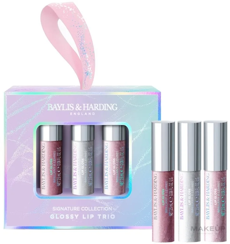 Набор блесков для губ Baylis & Harding Jojoba Glossy Lip Trio 3 шт по 2.5 мл
