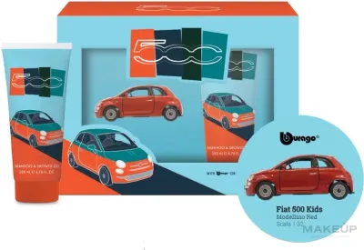 Набор детский Fiat 500 Kids гель для душа 200 мл и модель автомобиля