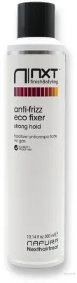 Лак для волос Napura NXT Anti-Frizz Eco Fixer Strong Hold No Gas сильной фиксации, против пушения, без газа, 300 мл