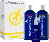 Мужской набор для волос Mediceuticals Advanced Hair Restoration шампунь кондиционер и сыворотка для тонких волос 250+250+125 мл — фото 1