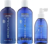 Мужской набор для волос Mediceuticals Advanced Hair Restoration шампунь кондиционер и сыворотка для тонких волос 250+250+125 мл — фото 2