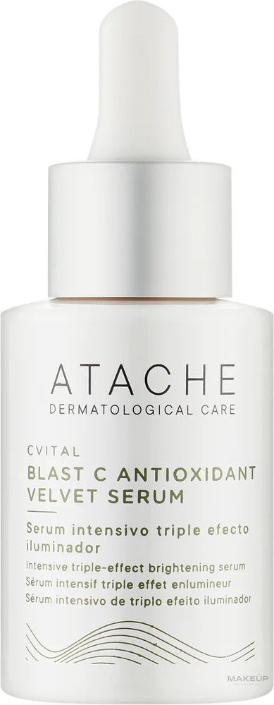Осветляющая сыворотка для лица Atache C Vital Blast-C Velvet с витамином C и ферулой 30 мл