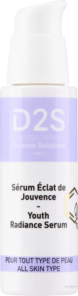 Сыворотка для лица D2S Anti Ageing Youth Radiance с пептидами и гиалуроновой кислотой 30 мл