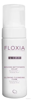 Floxia Lift Glowing Cleansing Foam очищающая пенка с водорослями, овсом и пептидом 150 мл