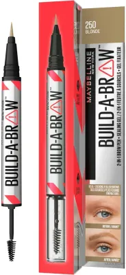 Карандаш для бровей Maybelline New York Build-A-Brow 2-in-1 гелевый, водостойкий, с фиксирующим гелем