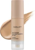 Тональный флюид Inglot Skin Focused Care Face Foundation ухаживающий веганский SPF 50, 30 мл, оттенок 302 - Ivory Beige — фото 1
