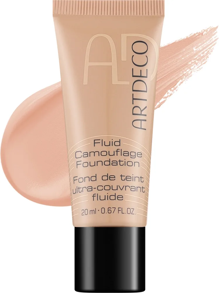 Тональный флюид Artdeco Fluid Camouflage Foundation кроющий матирующий, 20 мл, оттенок 28