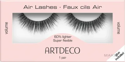 Ресницы накладные Artdeco Air Lashes лёгкие, с гибкой лентой, многоразовые, с мини-клеем