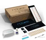 Набор Nooves Starter Kit UV/LED лампа 8 Вт гелевые наклейки для ногтей нюдовый и пралине и аксессуары — фото 3
