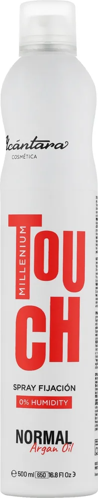 Alcantara Cosmetica Alcantara Milenium Touch - Лак для волос Alcantara Milenium Touch аэрозольный, с аргановым маслом, 650 мл