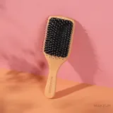 Деревянная щётка для волос Sister Young Vera Wood Brush Bv комбинированная щетина — фото 3