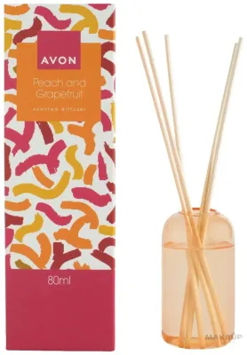 Аромадиффузор для дома Avon Peach & Grapefruit Scented Diffuser 80 мл
