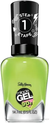 Лак для ногтей Sally Hansen Miracle Gel 90s Collection, с гелевым финишем, 14,7 мл, оттенок 890 - Toadally Buggin