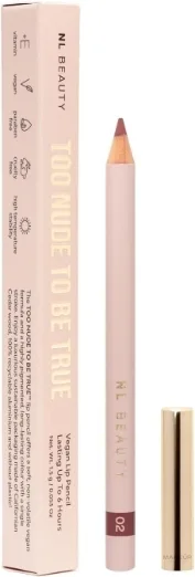 Карандаш для губ NL Beauty Lip Pencil контурный, стойкий, 1,5 г, оттенок 02 - Wild