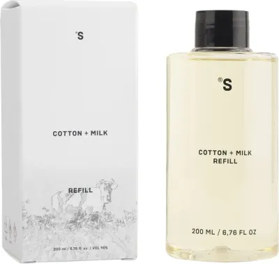 Сменный блок для аромадиффузора Sister's Aroma Cotton + Milk Refill 200 мл
