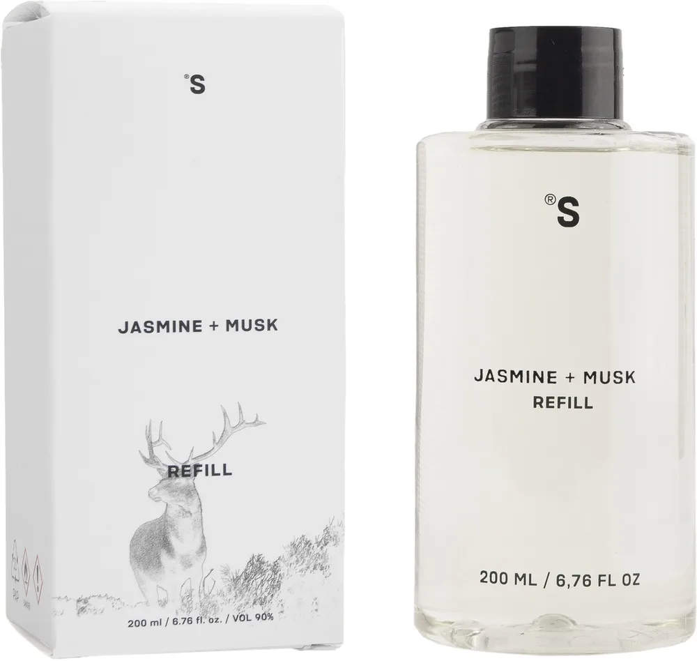 Сменный блок для аромадиффузора Sister's Aroma Jasmine + Musk Refill 200 мл