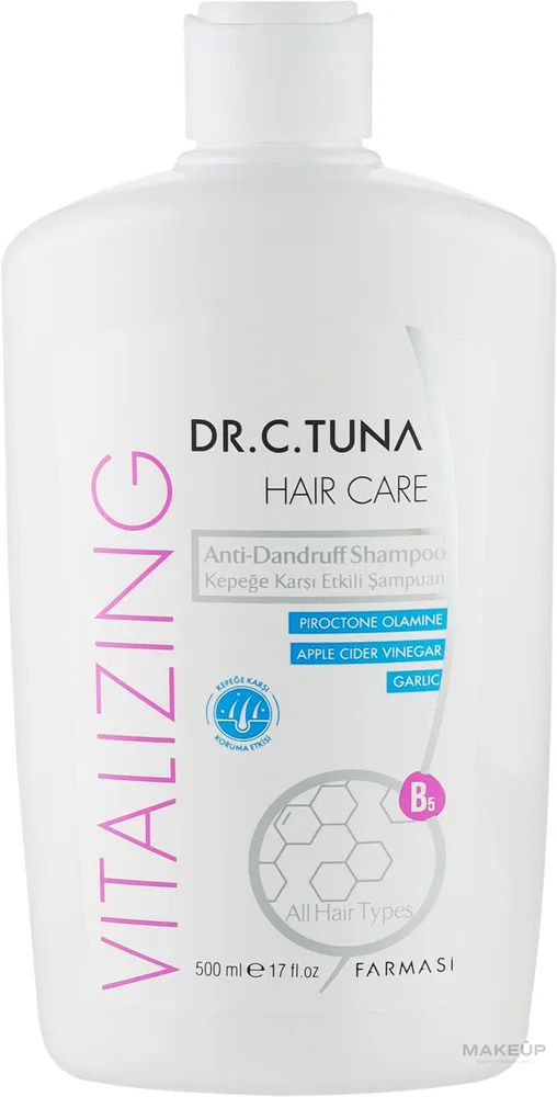 Шампунь против перхоти Farmasi Dr. C.Tuna Vitalizing Hair Care для волос, 500 мл