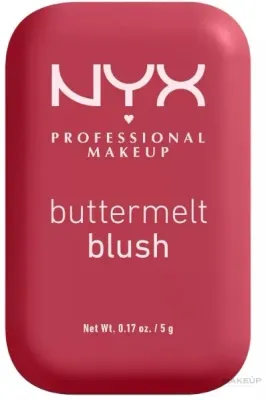 NYX Professional Makeup Kremowy róż do twarzy - Румяна для лица NYX Buttermelt High-Pigment Powder, оттенок 10 - Back and Butta