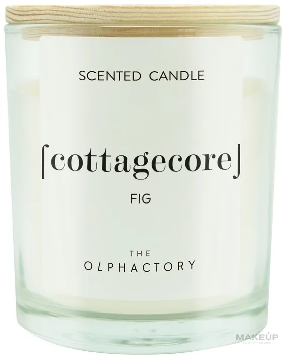 Свеча ароматическая Ambientair The Olphactory Fig Candle, аромат инжира, из растительного воска, 200 г