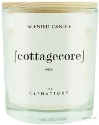 Свеча ароматическая Ambientair The Olphactory Fig Candle, аромат инжира, из растительного воска, 200 г