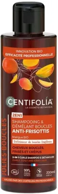 Шампунь Centifolia против пушения, для непослушных вьющихся волос, с маслом бурити, алоэ и молочной кислотой, 200/500 мл, Франция