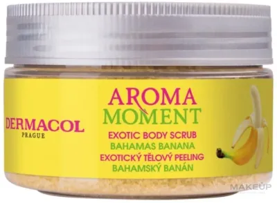 Скраб для тела Dermacol Aroma Moment Exotic Body Scrub Bahamas Banana сахарный, с ароматом банана, 200 г