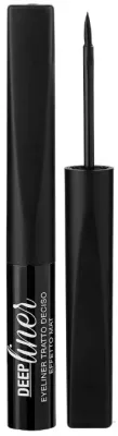 Подводка-фломастер для глаз Bellaoggi Deep Liner, матовая, глубокий чёрный, с фетровым наконечником, 4,5 мл