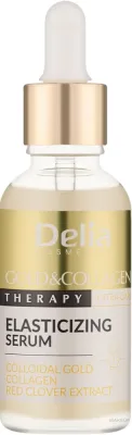 Сыворотка для лица Delia Gold & Collagen Therapy с золотом и коллагеном 30 мл