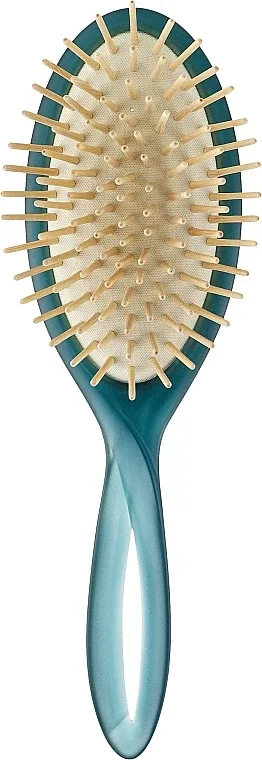 Щётка для волос Acca Kappa Infinito Brush Long Wooden Pins голубой