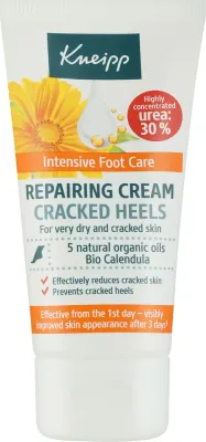 Крем для ног Kneipp Repairing Cream Cracked Heels восстанавливающий, с мочевиной и маслом авокадо, 50 мл