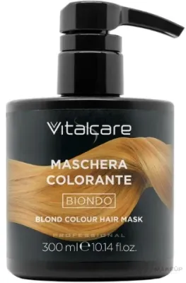 Тонирующая маска для окрашенных волос Vitalcare Professional Colour, протеины риса, тонирующий пигмент, блеск, 300 мл