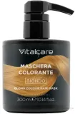 Тонирующая маска для окрашенных волос Vitalcare Professional Colour, протеины риса, тонирующий пигмент, блеск, 300 мл, оттенок Rosso — фото 1