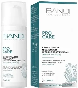 Bandi Professional Bandi Professional Pro Care Face Cream - Крем для лица Bandi Pro Care с миндальной кислотой обновляющий 50 мл