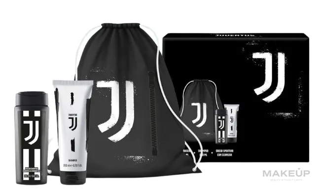 Набор детский Naturaverde Football Teams Juventus шампунь 200 мл гель для душа 250 мл и рюкзак