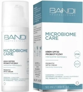 Bandi Professional Bandi Professional Microbiome Care Probiotic Cream Spf30 - Крем для лица Bandi Microbiome Care с пробиотиками SPF 30 50 мл