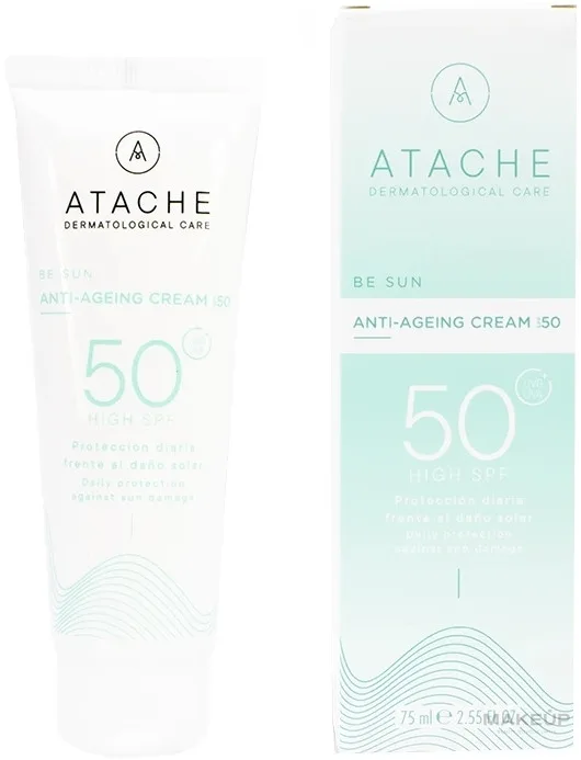 Крем солнцезащитный антивозрастной Atache Be Sun SPF50 арган антиоксиданты 75 мл