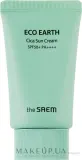 The Saem Eco Earth Cica Sun Cream крем солнцезащитный для лица и тела с центеллой и мятой, минеральные фильтры, 50 г — фото 1