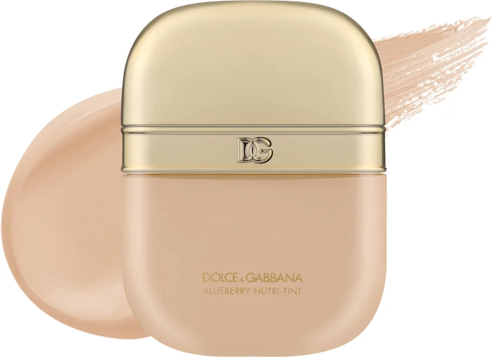 Тонирующий флюид Dolce & Gabbana Blueberry Nutri Tint сияющий увлажняющий, 30 мл, оттенок 1N - Light