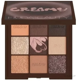 Палетка теней для век Huda Beauty Creamy Obsessions Eyeshadow Palette, оттенок Brown