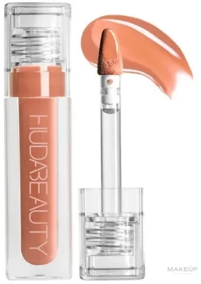Блеск для губ Huda Beauty Faux Filler Extra Shine, оттенок Honey