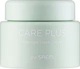 The Saem Care Plus Artemisia Steam Cream крем для лица успокаивающий с полынью и маслом ши 100 мл, для чувствительной кожи, от покраснений — фото 1