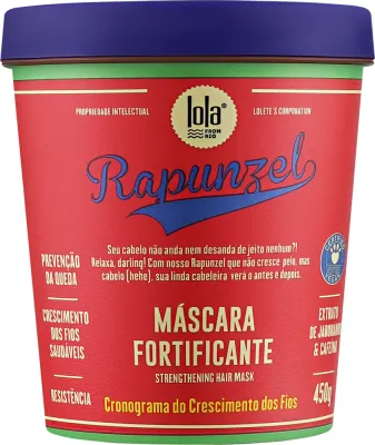 Укрепляющая маска для волос Lola From Rio Rapunzel, крапива, арника, кофеин, розмарин, гуарана, плотность и упругость, 450 г