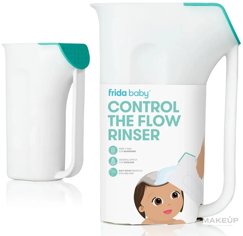 Ковш для купания малыша Frida Baby Control The Flow Rinser, два режима ополаскивания, 1 шт