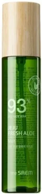 The Saem Jeju Fresh Aloe мист для лица освежающий с соком алоэ 120 мл, увлажняющий спрей для лица с алоэ, тонизирует и матирует
